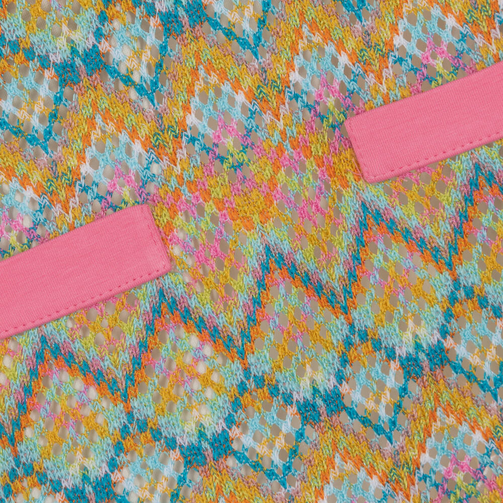 AIGNER-Girls Blush Chevron Lace Dress | Childrensalon Outlet