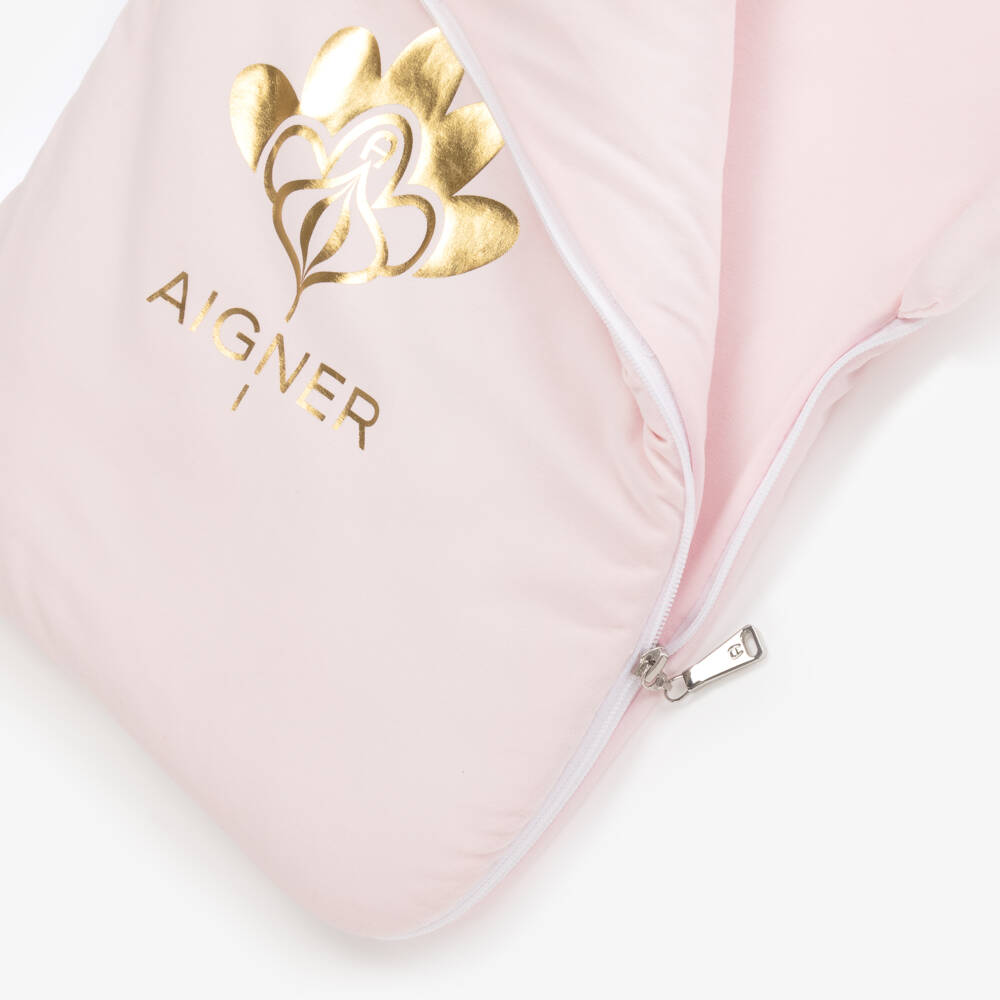 AIGNER-Girls Blush Cotton Cozy Nest | Childrensalon Outlet