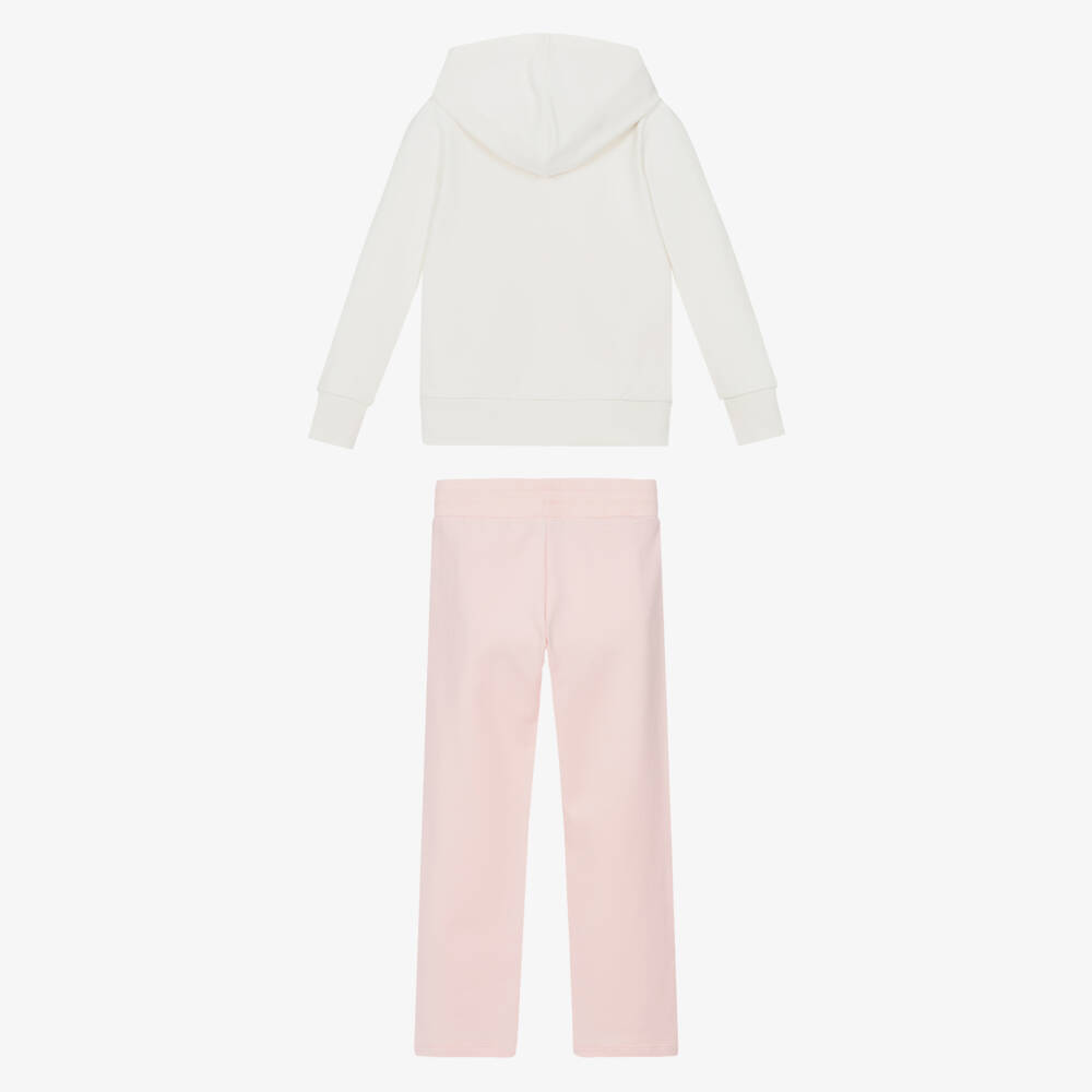 AIGNER-طقم قطني للبنات بلون وردي وكريمي | Childrensalon Outlet