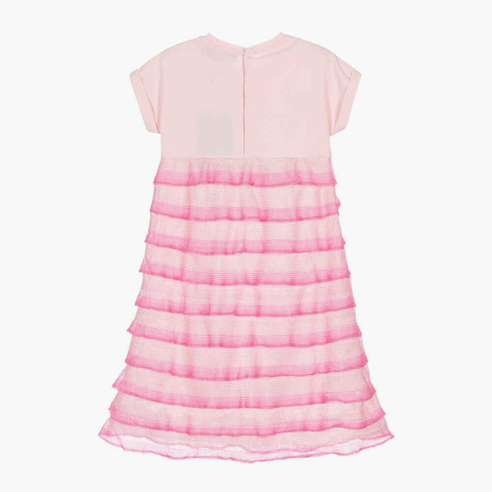 AIGNER-Girls Blush Knit & Tiered Dress | Childrensalon Outlet