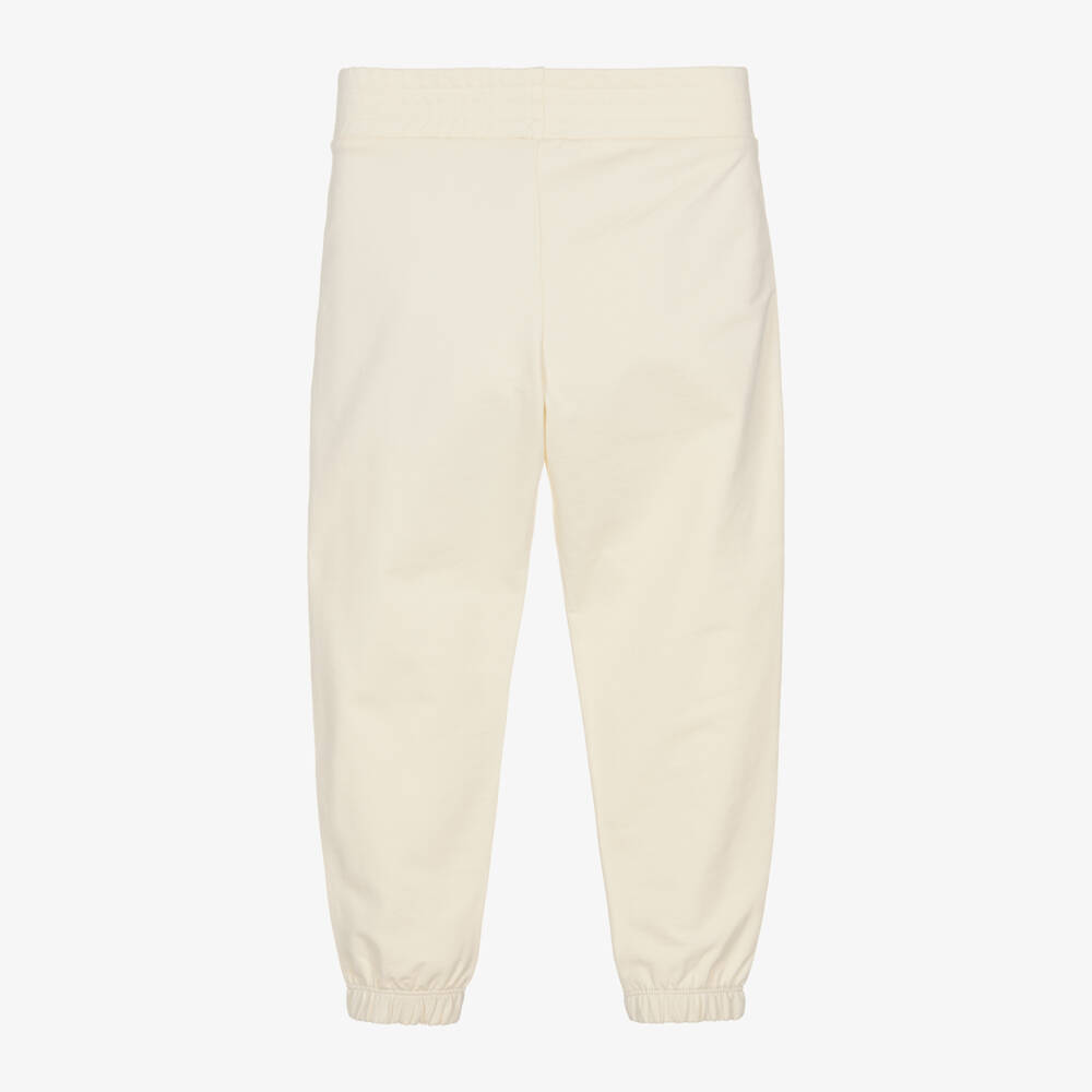 AIGNER-بنطلون رياضي قطن لون عاجي للبنات | Childrensalon Outlet