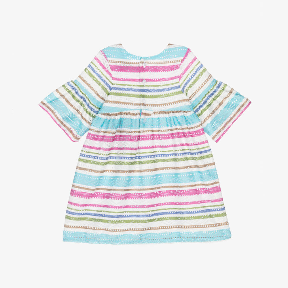 AIGNER-فستان مخطط وردي رائع للبنات | Childrensalon Outlet