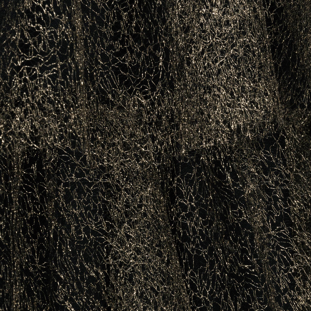 AIGNER-Girls Gold Tulle Mesh Tiered Skirt | Childrensalon Outlet