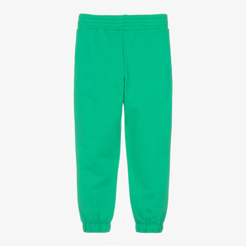 AIGNER-Girls Green Cotton Joggers | Childrensalon Outlet