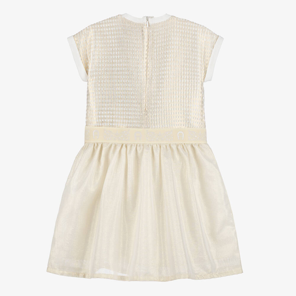 AIGNER-Кремовое платье для девочек | Childrensalon Outlet