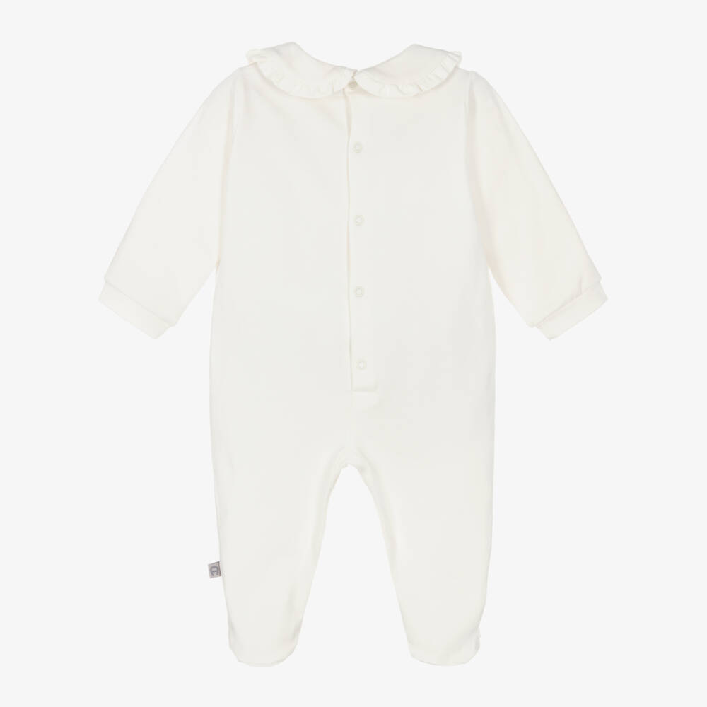AIGNER-Girls' Ivory Pima Cotton All-in-One | Childrensalon Outlet