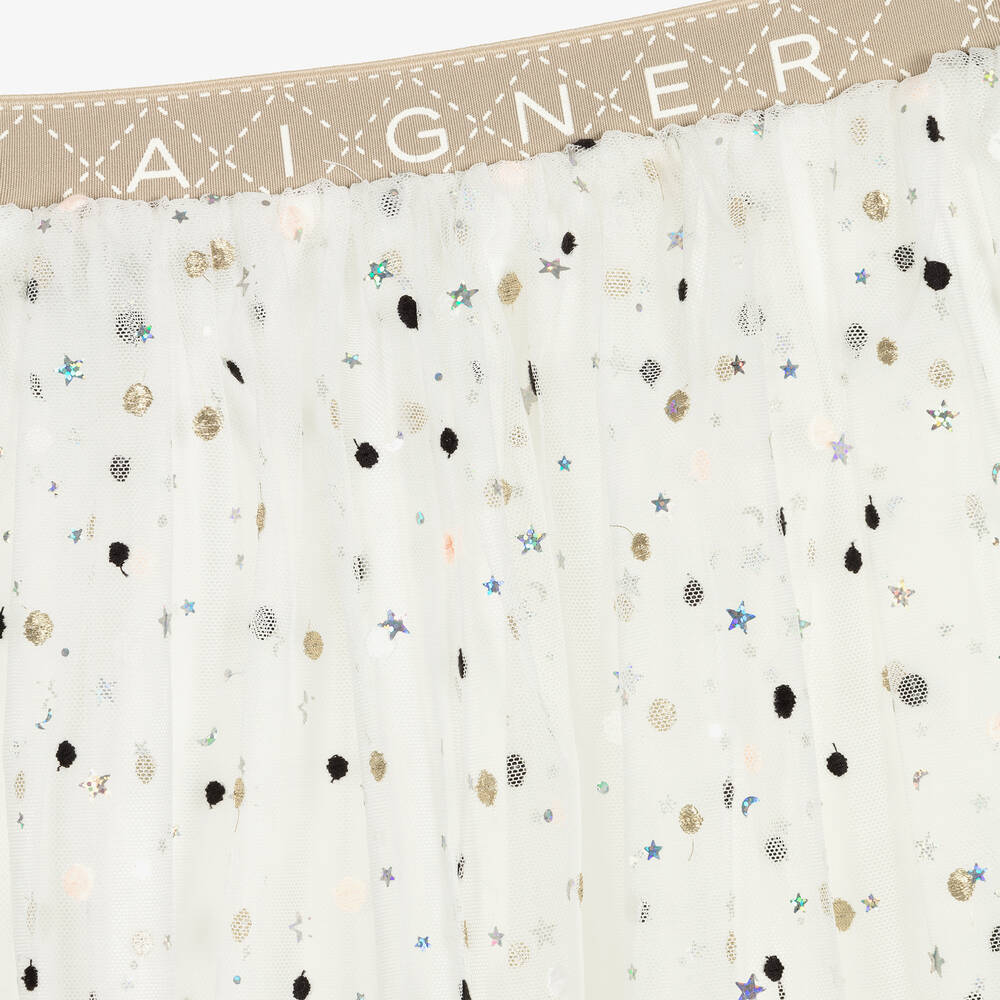 AIGNER-تنورة تول لون عاجي | Childrensalon Outlet