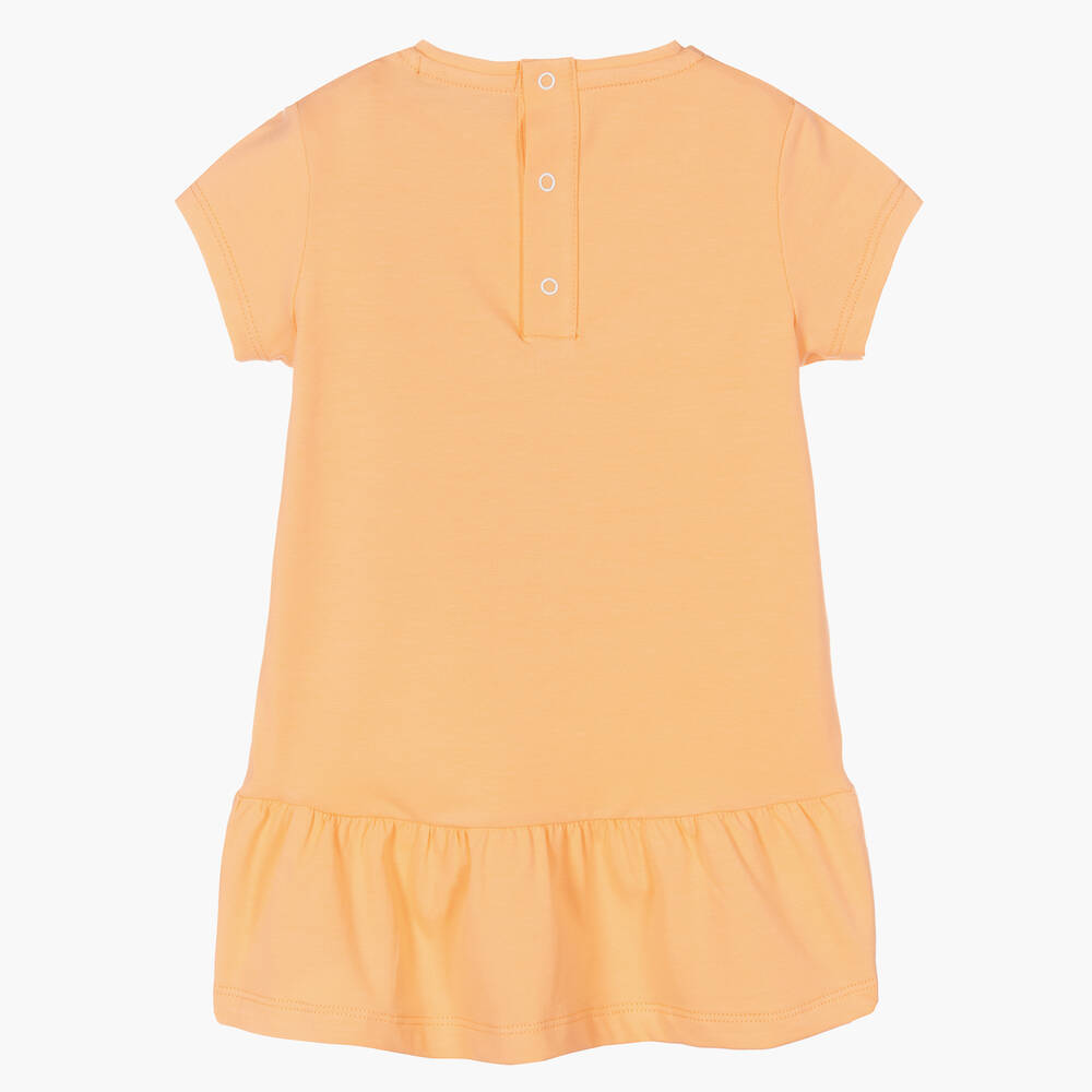 AIGNER-Оранжевое хлопковое платье | Childrensalon Outlet