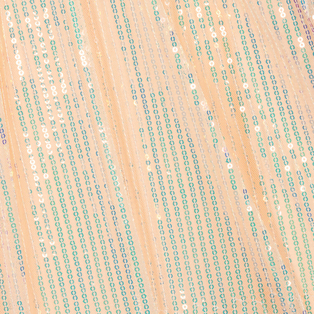 AIGNER-Girls Pale Pink Sequin Dress | Childrensalon Outlet