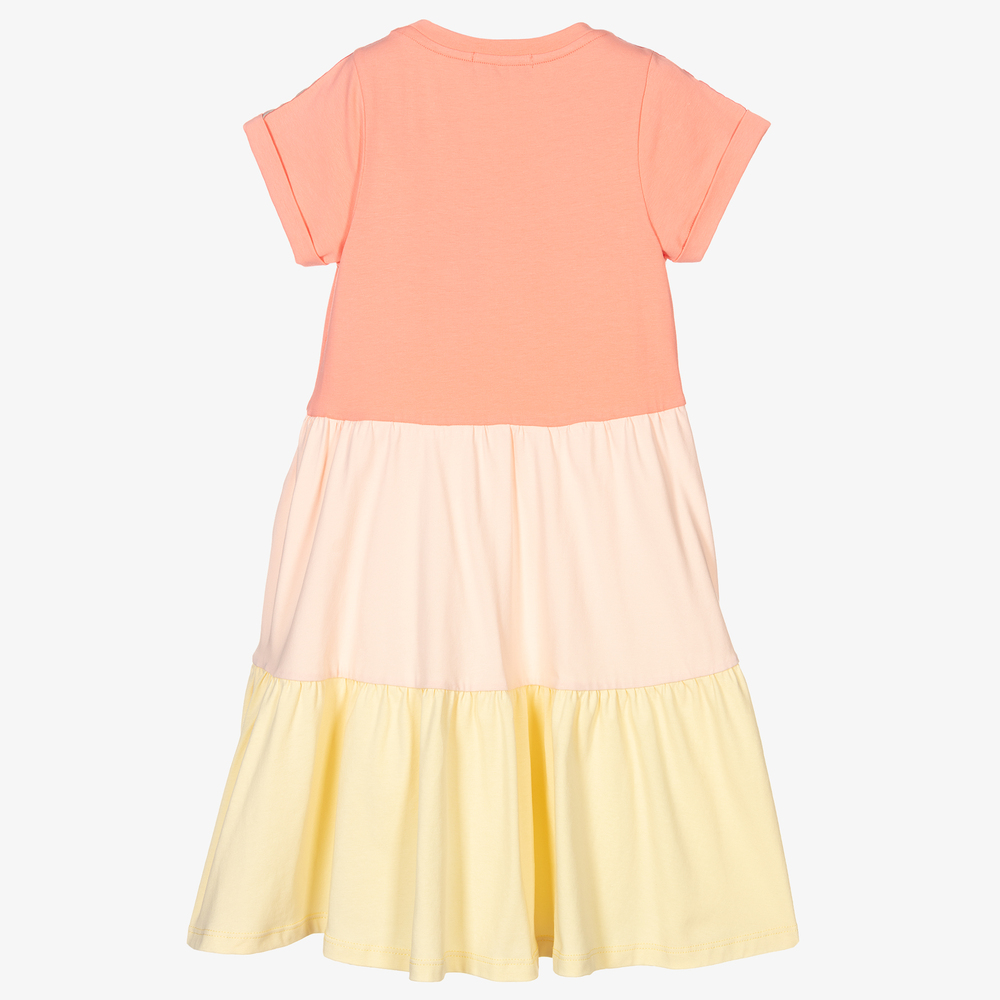 AIGNER-Girls Pastel Pink Cotton Dress | Childrensalon Outlet