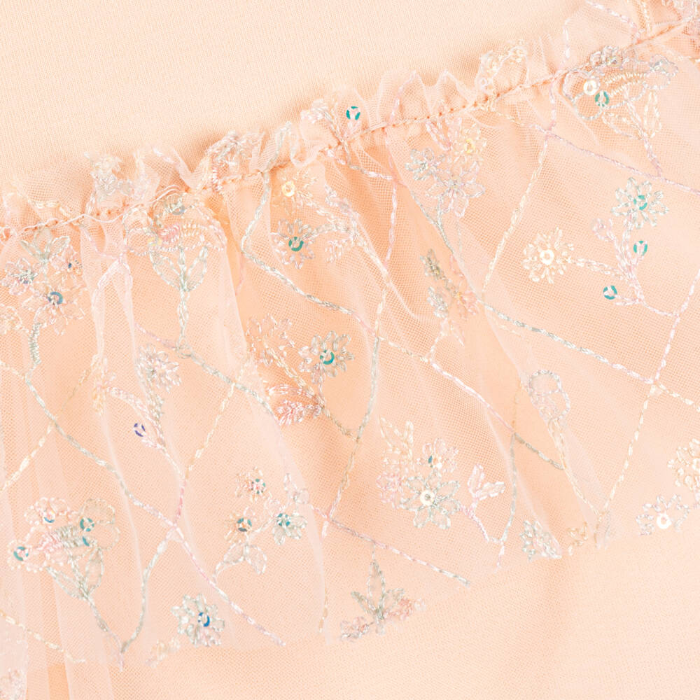 AIGNER-Girls Pastel Pink Sparkle Dress | Childrensalon Outlet