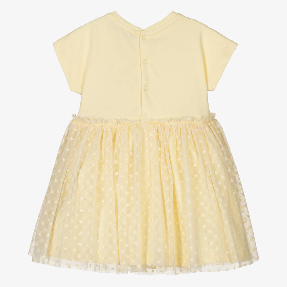 AIGNER-فستان تول أصفر فاتح للبنات | Childrensalon Outlet