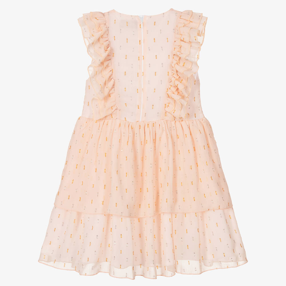 AIGNER-فستان شيفون لون زهري | Childrensalon Outlet