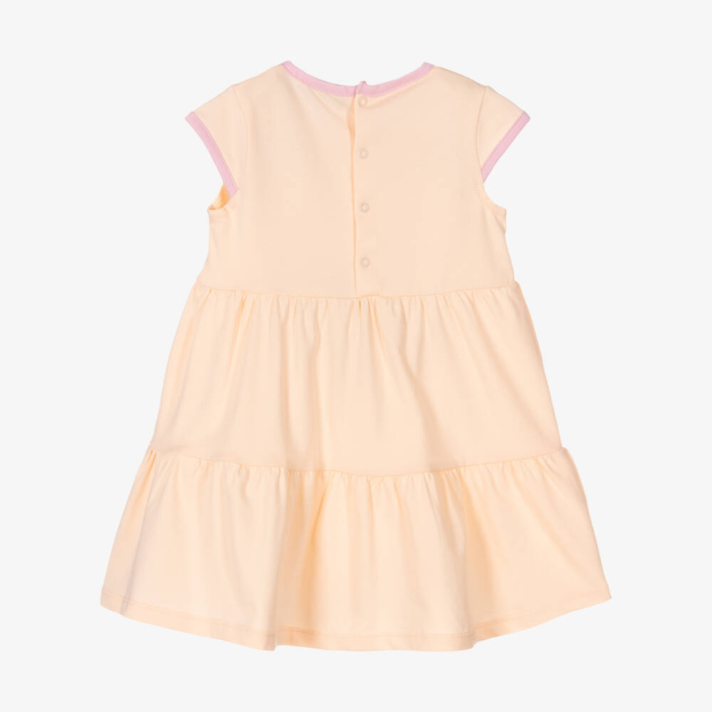 AIGNER-فستان أطفال بناتي قطن جيرسي لون زهري | Childrensalon Outlet