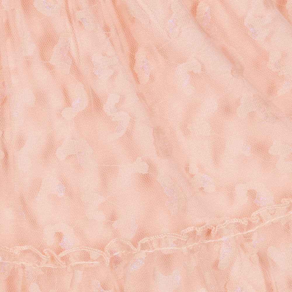 AIGNER-فستان أطفال بناتي قطن جيرسي لون زهري | Childrensalon Outlet