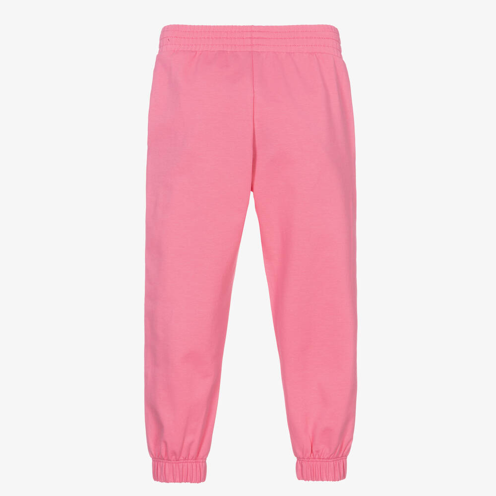 AIGNER-Girls Pink Cotton Joggers | Childrensalon Outlet