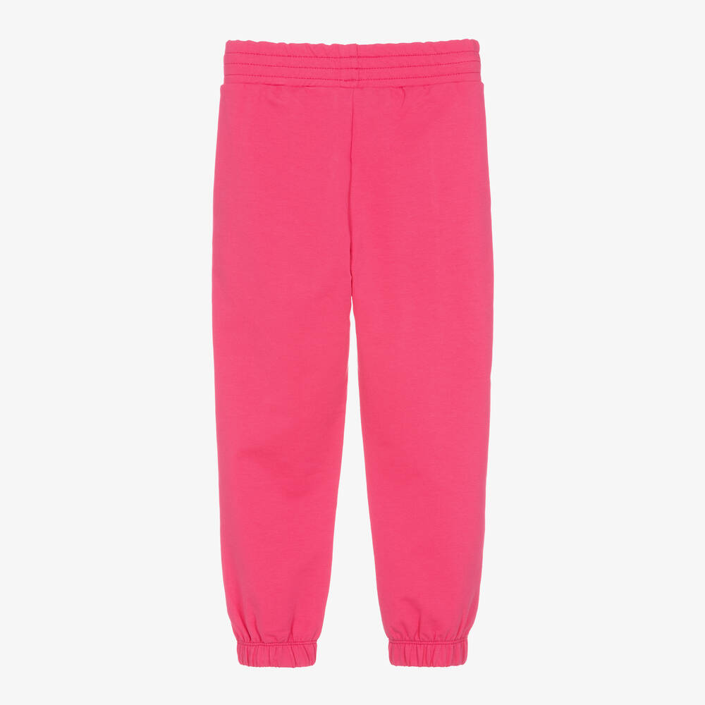 AIGNER-Girls Pink Cotton Joggers | Childrensalon Outlet