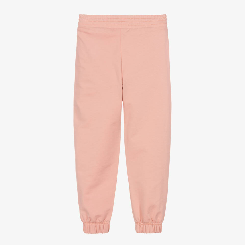 AIGNER-Girls Pink Cotton Joggers | Childrensalon Outlet