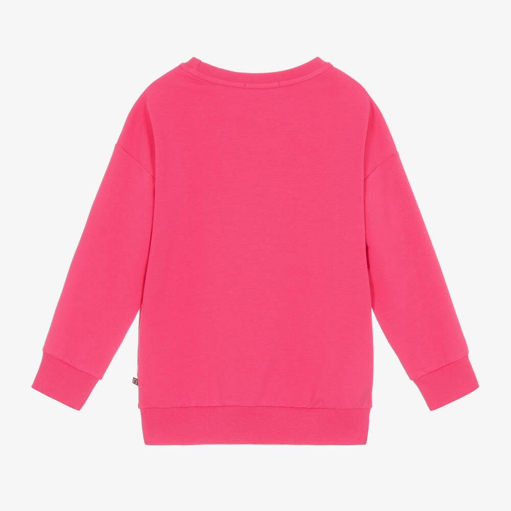 AIGNER Girls Pink Cotton Sweatshirt