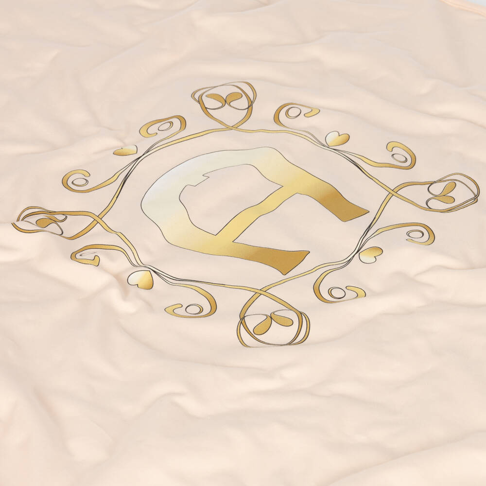 AIGNER-Розовое одеяло из хлопка Пима для девочек | Childrensalon Outlet