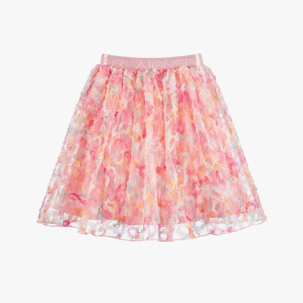 AIGNER-Юбка из розового тюля для девочек | Childrensalon Outlet