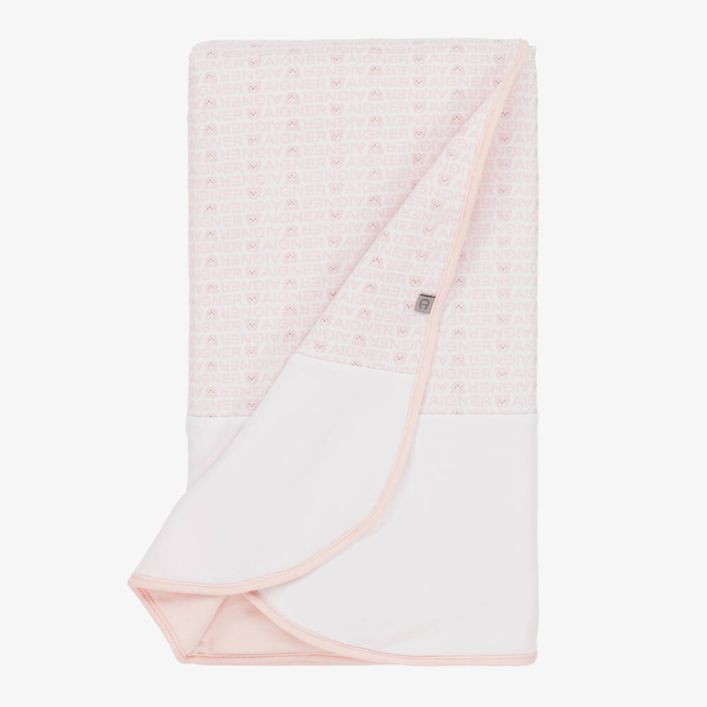 AIGNER-Girls' Plush Pink Comfort Blanket | Childrensalon Outlet