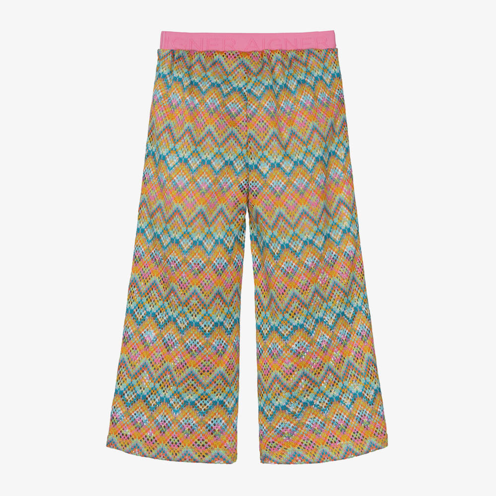 AIGNER-Girls Rosy Zigzag Flare Trousers | Childrensalon Outlet