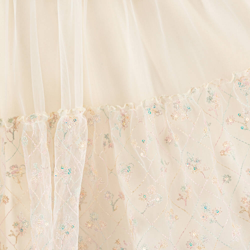 AIGNER-تنورة تول عاجي ناعمة للبنات | Childrensalon Outlet