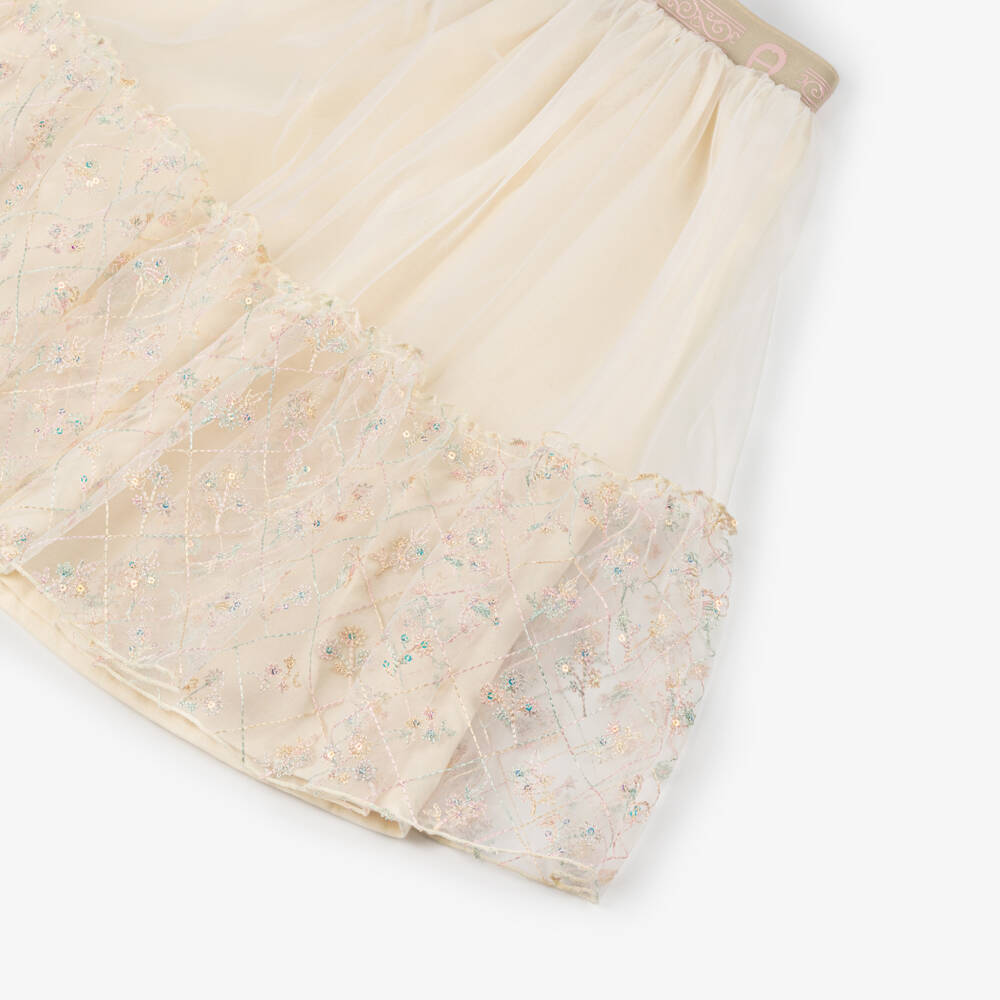 AIGNER-تنورة تول عاجي ناعمة للبنات | Childrensalon Outlet