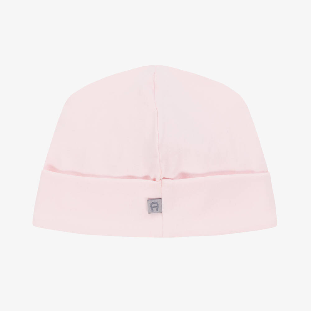 AIGNER-Girls' Soft Pink Pima Hat | Childrensalon Outlet