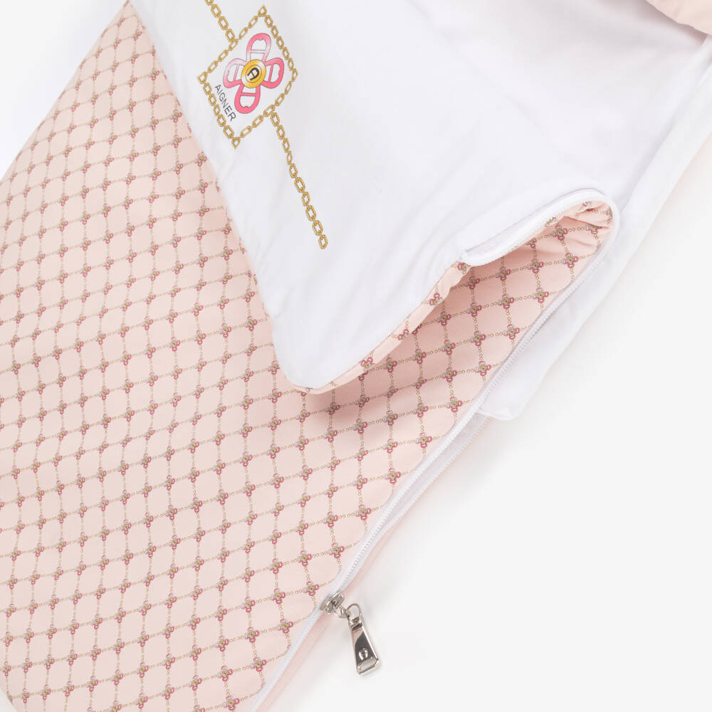 AIGNER-Girls' Soft Pink Pima Nest | Childrensalon Outlet