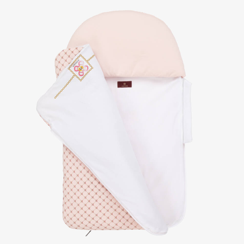 AIGNER-Girls' Soft Pink Pima Nest | Childrensalon Outlet