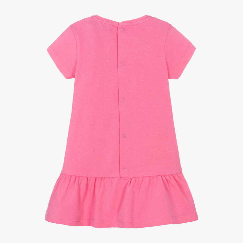 AIGNER-Girls Soft Pink Ruffle Dress | Childrensalon Outlet