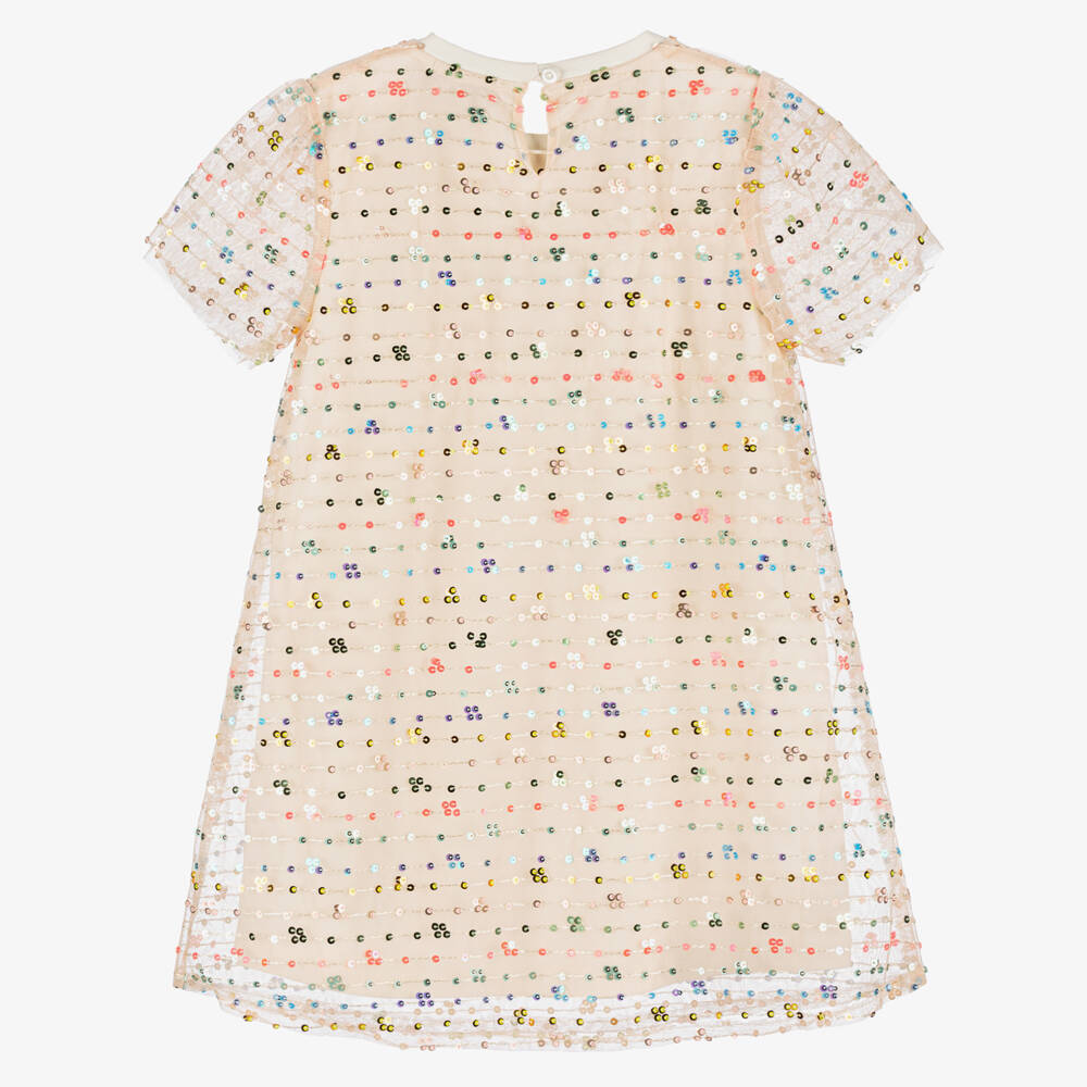 AIGNER-Платье из сверкающего розового тюля для девочек | Childrensalon Outlet