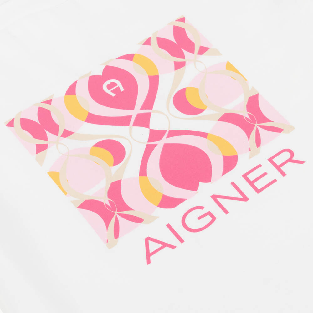 AIGNER-تي شيرت قطني بلونين للبنات | Childrensalon Outlet