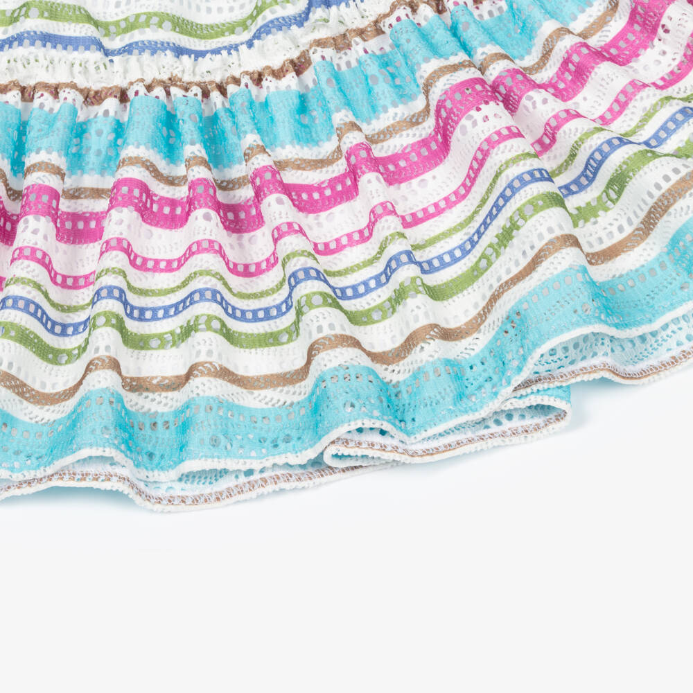 AIGNER-Girls Vibrant Striped Pink Skirt | Childrensalon Outlet