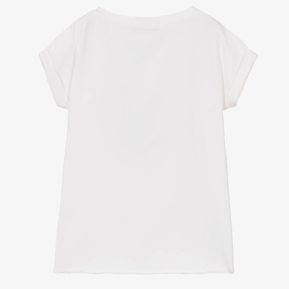 AIGNER-Белая хлопковая футболка | Childrensalon Outlet
