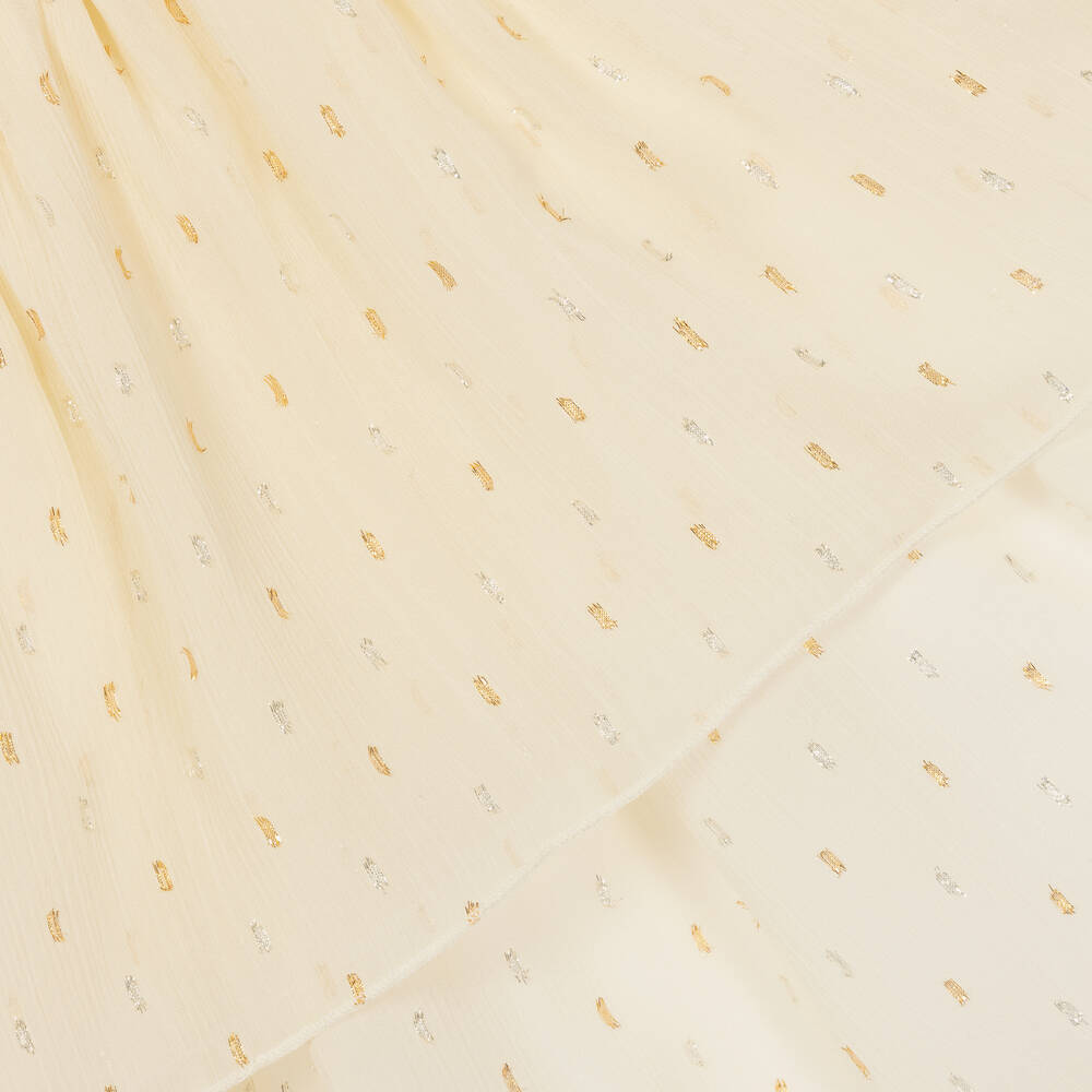 AIGNER-فستان شيفون لون أصفر | Childrensalon Outlet