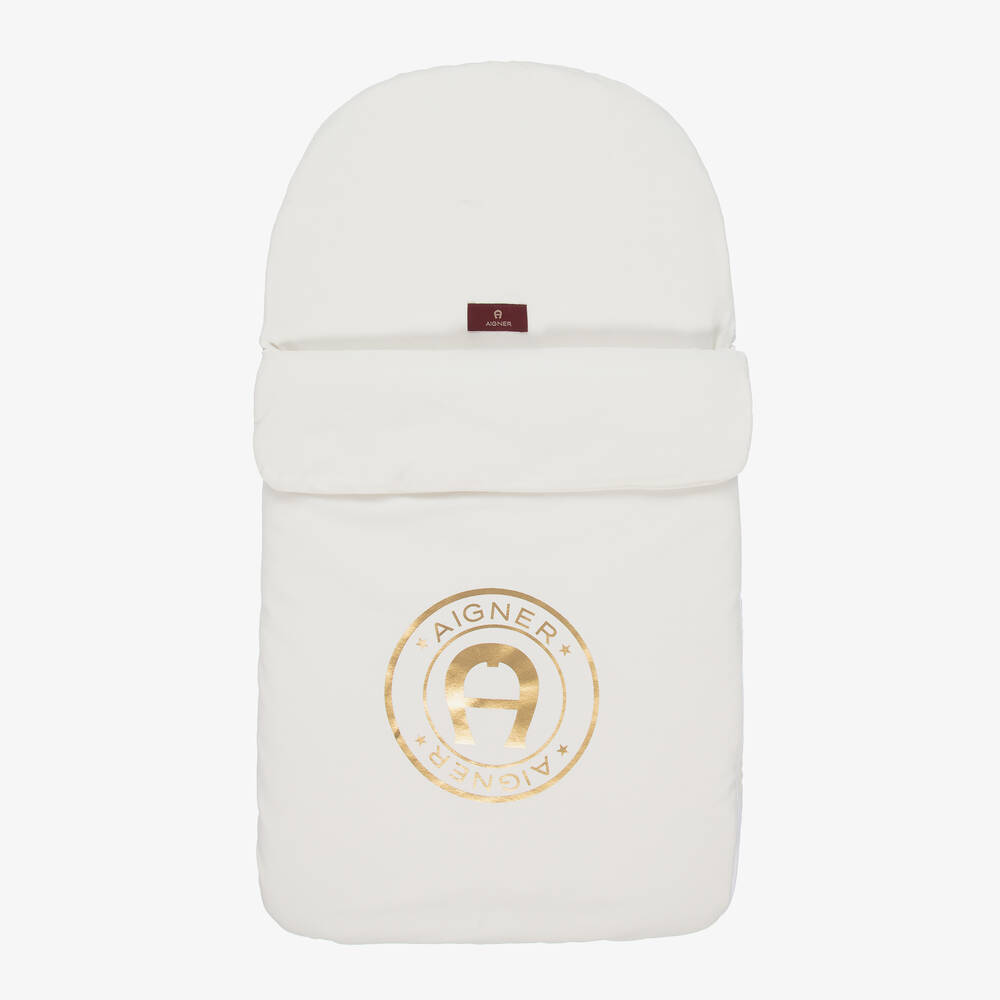 AIGNER-Ivory Pima Cotton Nest (70cm) | Childrensalon Outlet