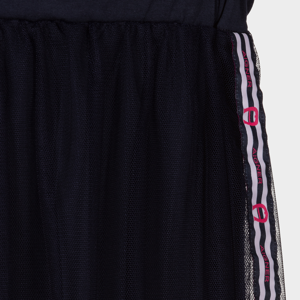 AIGNER-Teen Blue Tulle Midi Skirt | Childrensalon Outlet