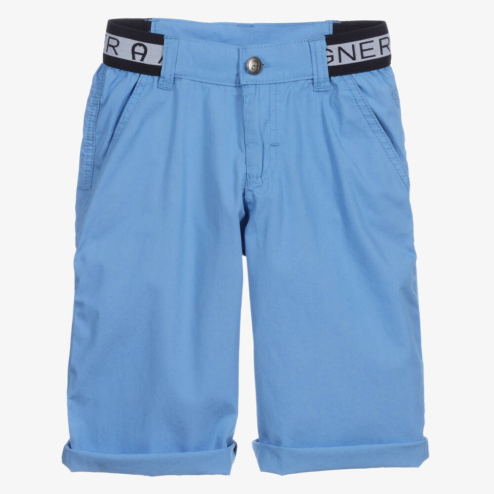 AIGNER-Комплект с шортами синего и белого цвета для подростков | Childrensalon Outlet