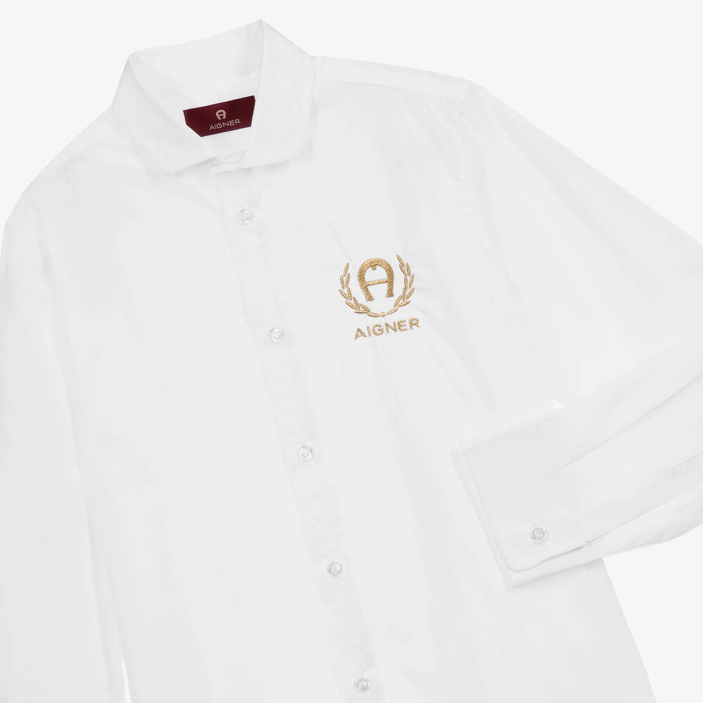 AIGNER-Комплект с шортами синего и белого цвета для подростков | Childrensalon Outlet