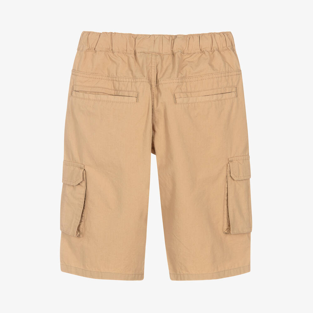 AIGNER-Бежевые хлопковые шорты карго | Childrensalon Outlet