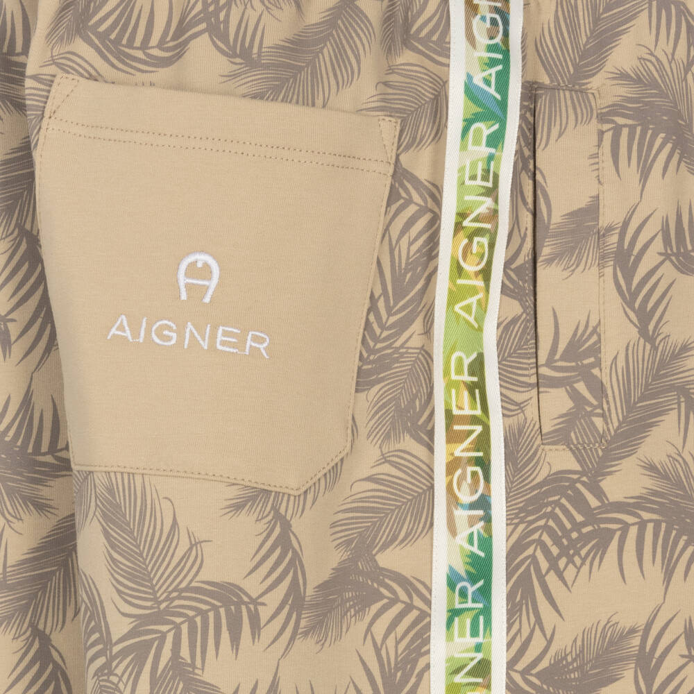 اقنر-شورت تينز ولادي قطن جيرسي لون بيج | Childrensalon Outlet