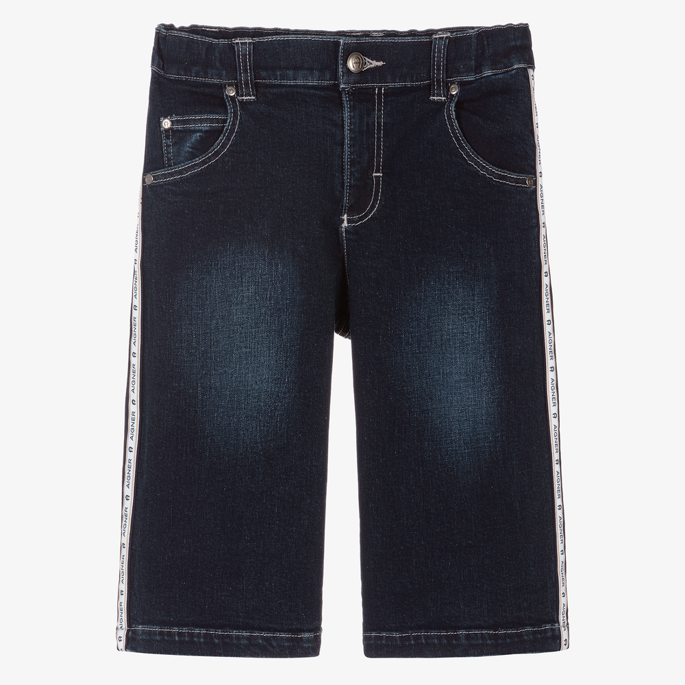 AIGNER - Синие джинсовые шорты для подростков | Childrensalon