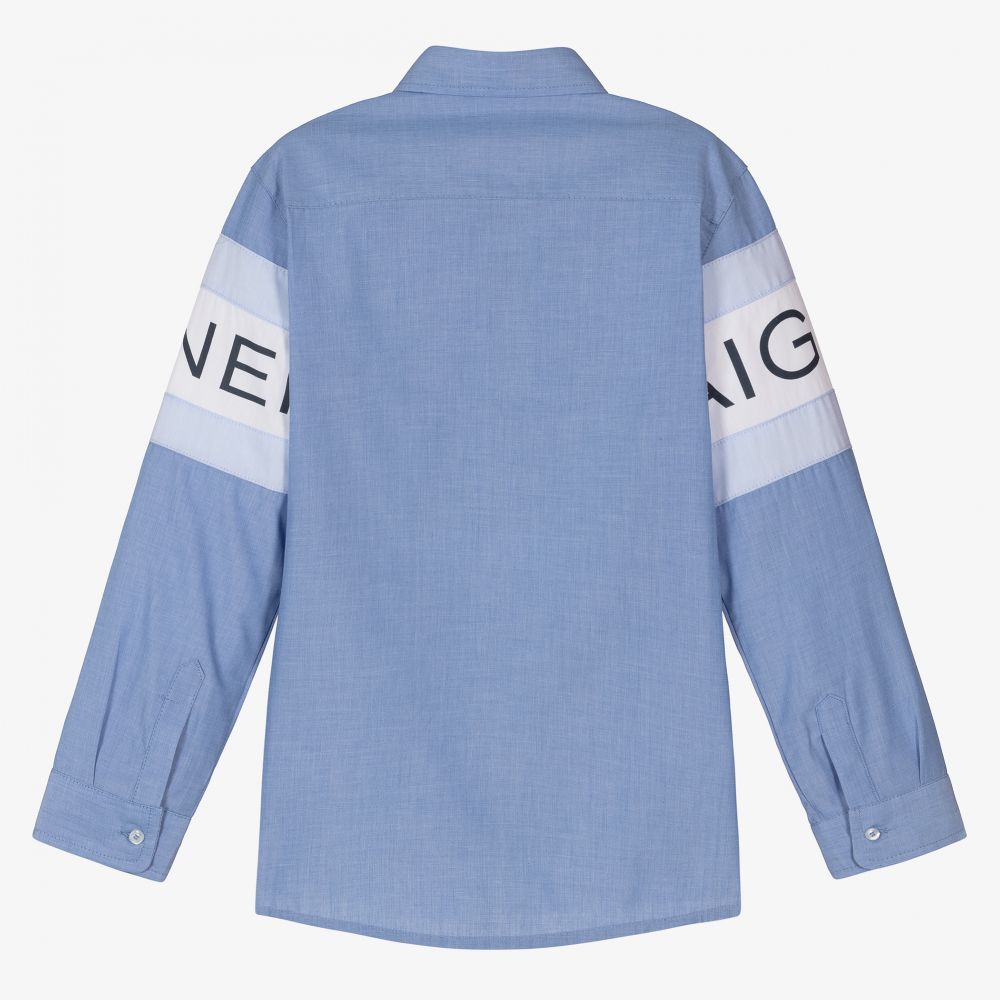 AIGNER-Голубая рубашка для мальчиков-подростков | Childrensalon Outlet