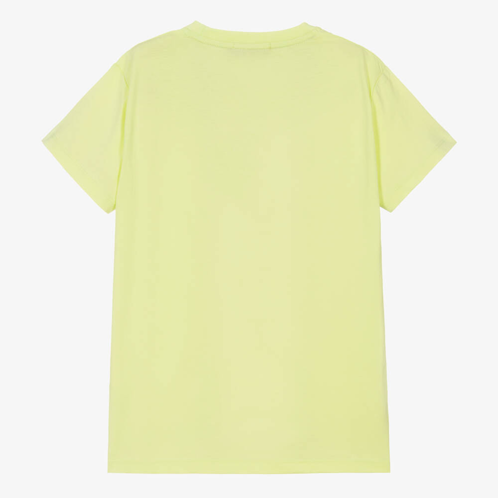 AIGNER-Teen Boys Green Cotton Stripe T-Shirt | Childrensalon Outlet