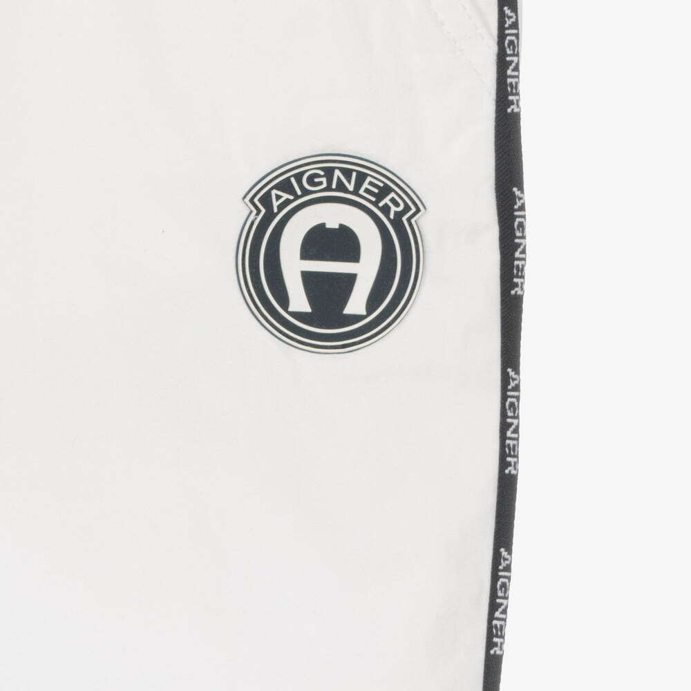 AIGNER-Белые шорты чинос для мальчиков-подростков | Childrensalon Outlet