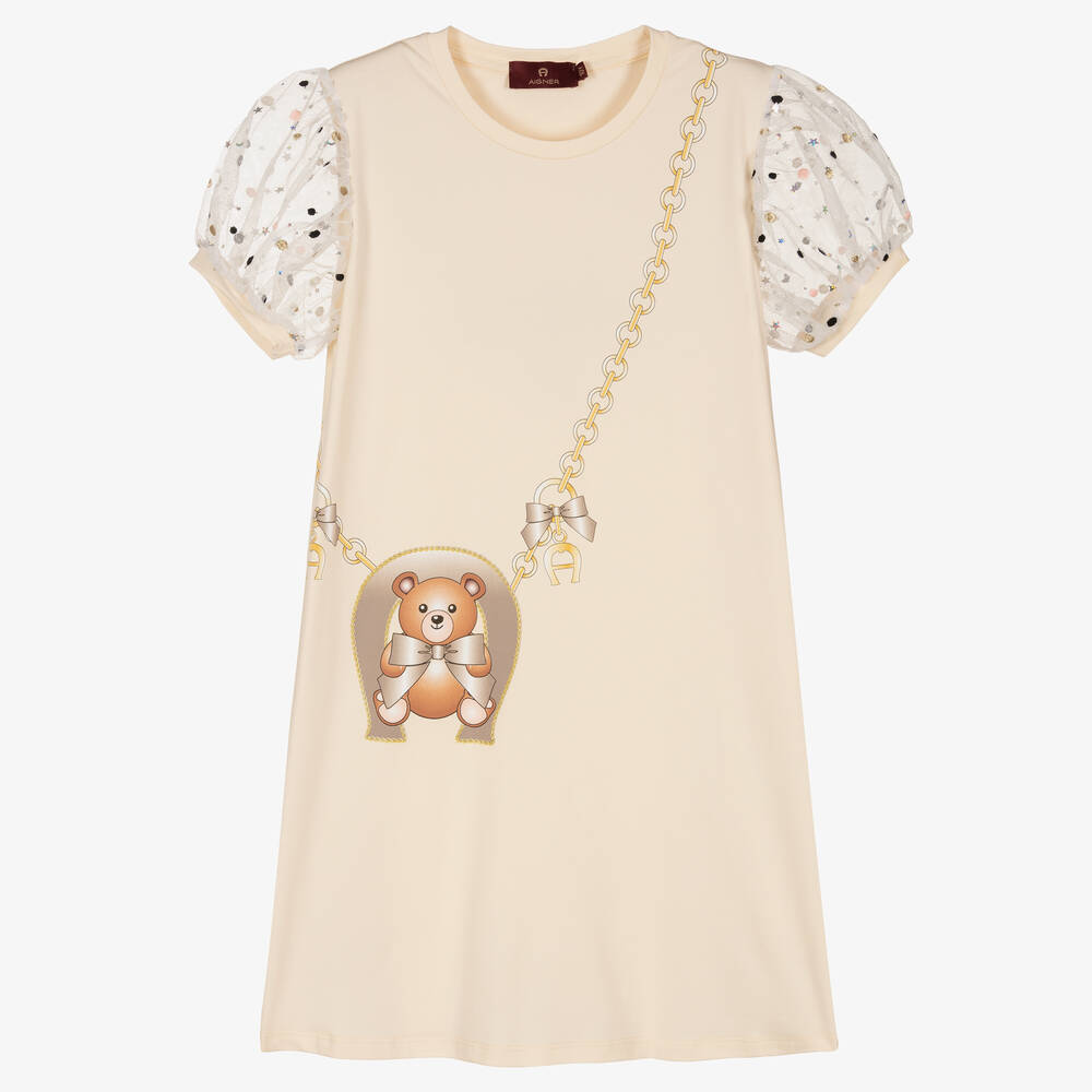 AIGNER - Teen Girls Chain Print Dress | Childrensalon