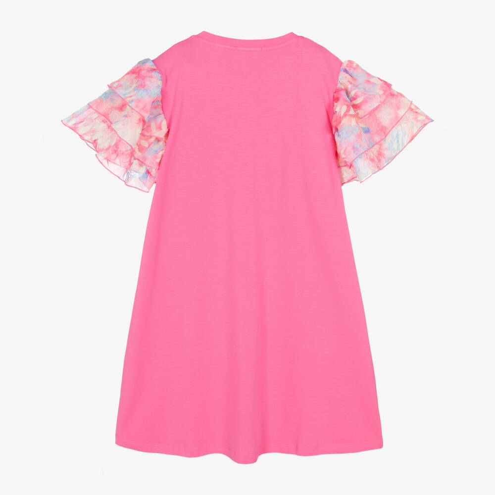 AIGNER-Teen Girls Fuchsia Pink & Pastel T-Shirt Dress | Childrensalon Outlet